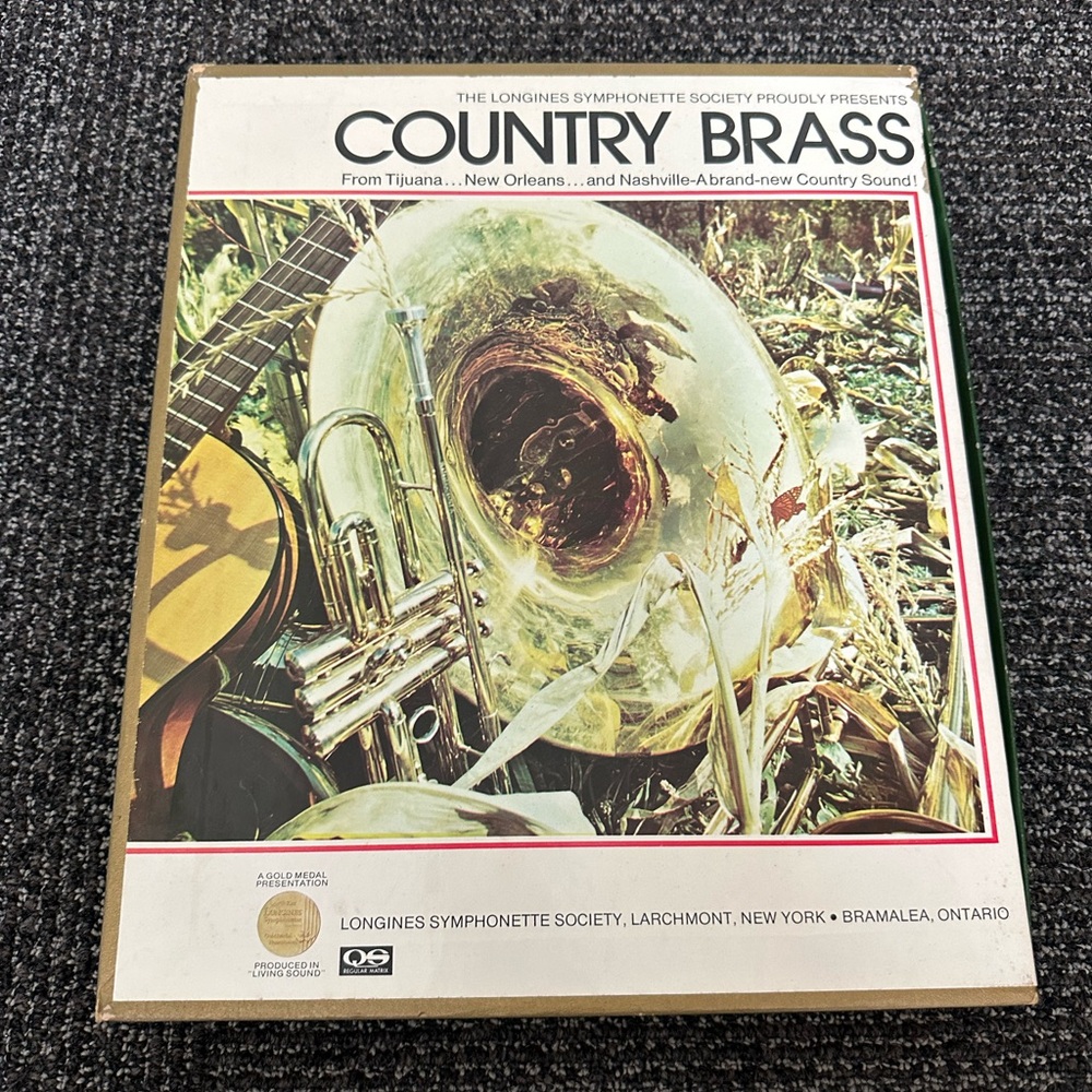 8-Tracks  Longines Symphonette Society COUNTRY BRASS BOX SET